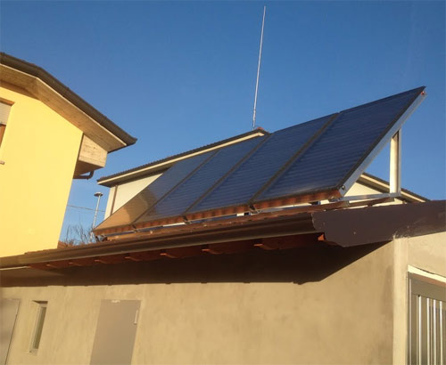 Impianto solare termico